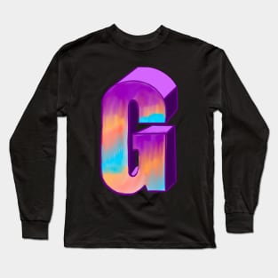 Top 10 best personalised gifts 2022  - Letter G ,personalised,personalized with pattern Long Sleeve T-Shirt